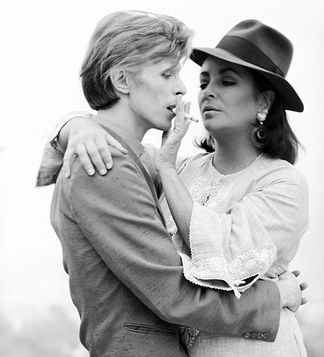 Terry ONeill David Bowie y Liz Taylor Limbo Agency